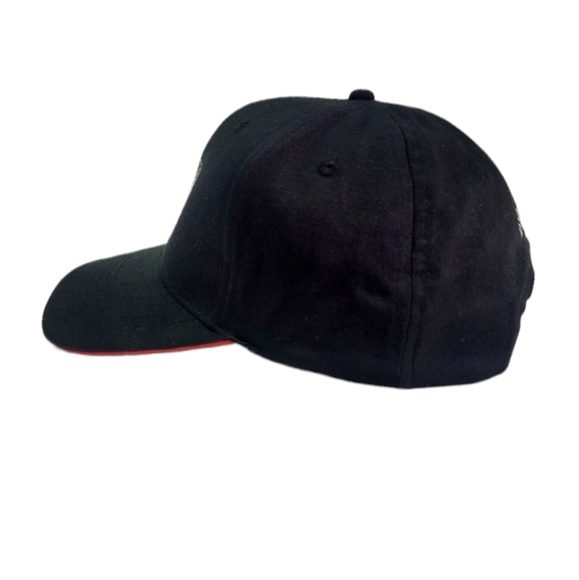 DX Engineering Snapback Baseball Cap Hat Black Red White (Ham Radio Equipment) - Picture 4 of 8